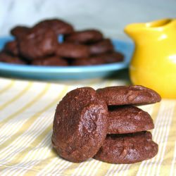 Triple Chocolate Brownie Cookies