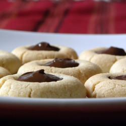 Chocolate Thumbprint Cookies