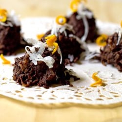 Chocolate Orange Haystacks