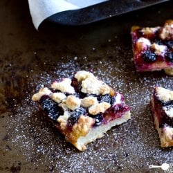 Blueberry Lemon Curd Slice