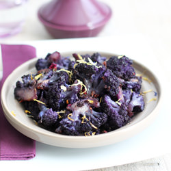 Roasted Purple Cauliflower