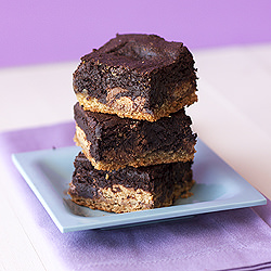Peanut Butter Slutty Brownies