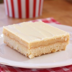 White Chocolate Caramel Slice