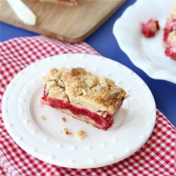 Raspberry Almond Crumb Bars