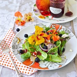 Nectarine-Blueberry Vinaigrette