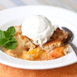 Fresh Peach Cobbler