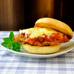 Fried Chicken Parmesan Burgers