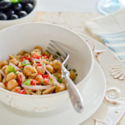 Chickpea & Codfish Salad
