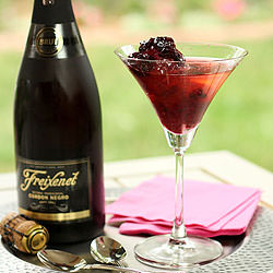 Bing Cherry Sorbet w/ Cava