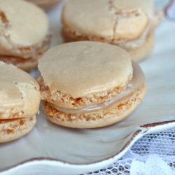 Raspberry Rose Macaron
