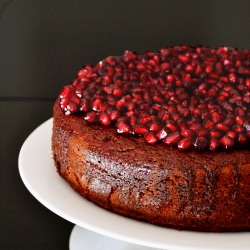 Pomegranate Syrup Cake
