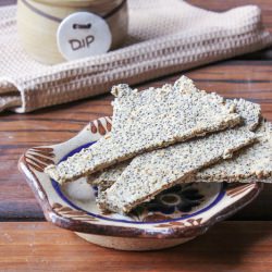 Lemon Myrtle and Poppy Seed Cracker