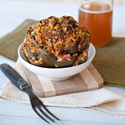 Beer Steamed Stuffed Artichoke