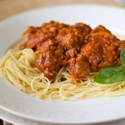 Old Fashioned Beef Spaghetti