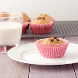 Healthy Chocolate Chip Muffins
