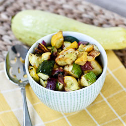 Roasted Summer Squash and Zucchini