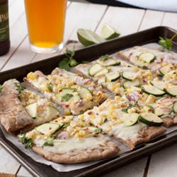 Grilled Corn Pizza