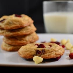 White choc Macadamia Cookies