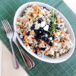 Blueberry Wild RIce Pilaf