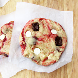 White Chocolate Raspberry Cookies