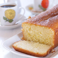 Lemon Syrup Loaf Cake