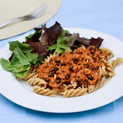 Basil and Roasted Red Pepper Sauce