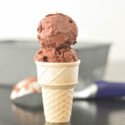 Double Chocolate Cherry Ice Cream