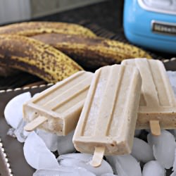 Bananas Foster Popsicles