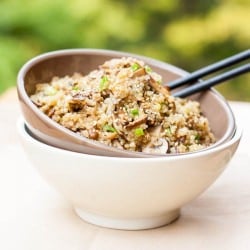 Quinoa with Mushrooms