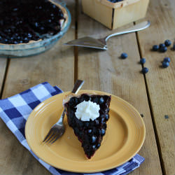 Fresh Blueberry Pie
