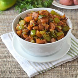Potato Capsicum Curry
