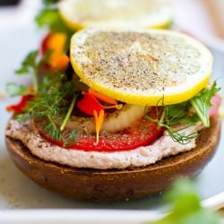 Lemon Pepper Summer Bagels