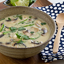 Coconut Lime Tofu Soup