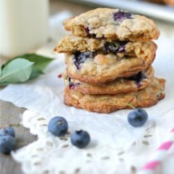 Blueberry White Chocolate Cookies