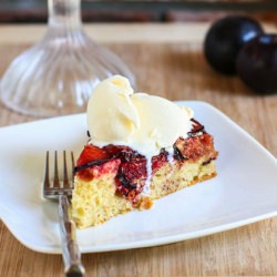 Plum Upside Down Cake