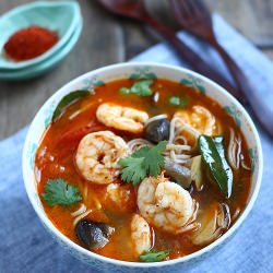 Tom Yum  Noodle Soup