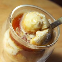 beer and ice cream float