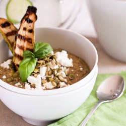 Cold Grilled Vegetable Soup