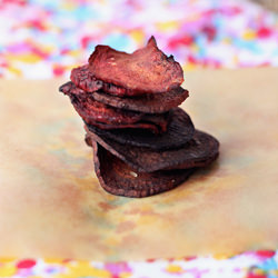 Crispy Baked Beet Chips