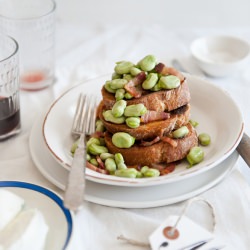 Fava Bean Crostini