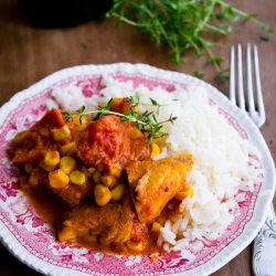 Chicken Curry with Rice