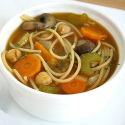 Chickpea Noodle Soup