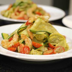 Shrimp & Squash Ribbon Salad