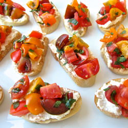 Rustic Summer Bruschetta