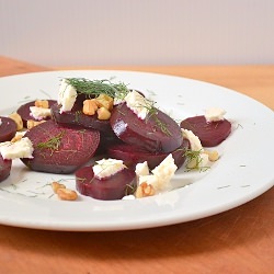 Beets with Feta and Dill