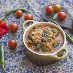 Spinach Eggplant Curry