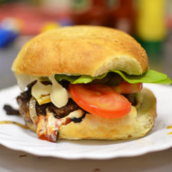 Homemade Cheeseburger