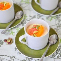 Baked Citrus & Yoghurt Custards