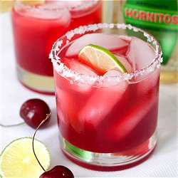 Fresh Cherry Margaritas