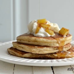 Almond and Mango Pancakes